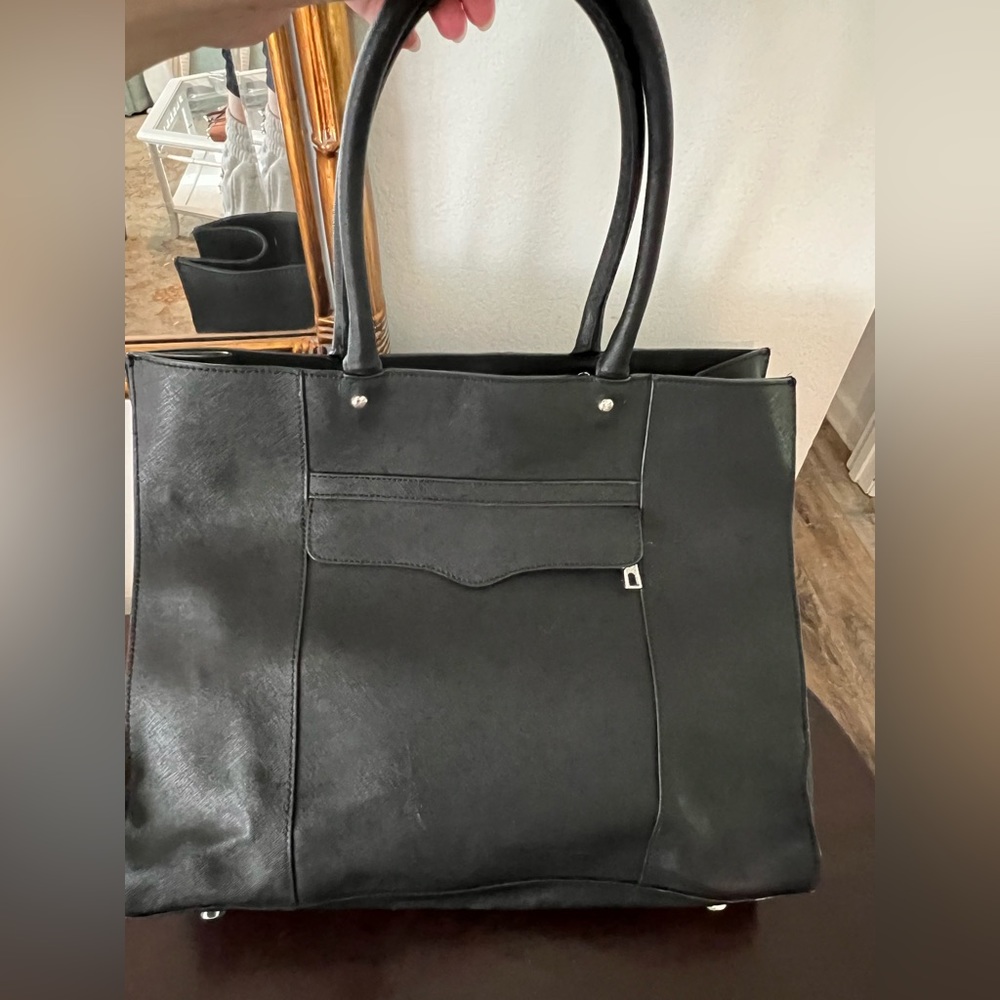 Rebecca Minkoff Black Leather Tote